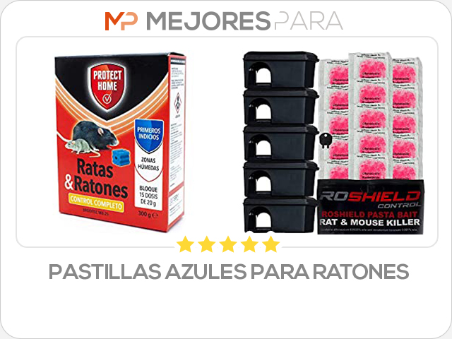 pastillas azules para ratones