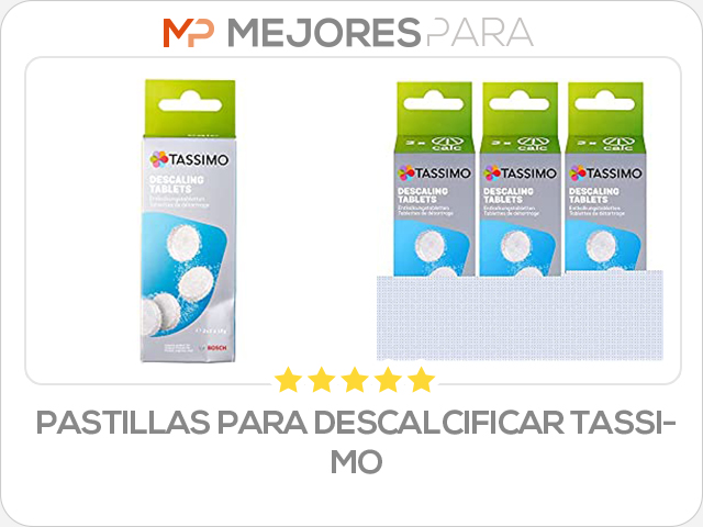 pastillas para descalcificar tassimo