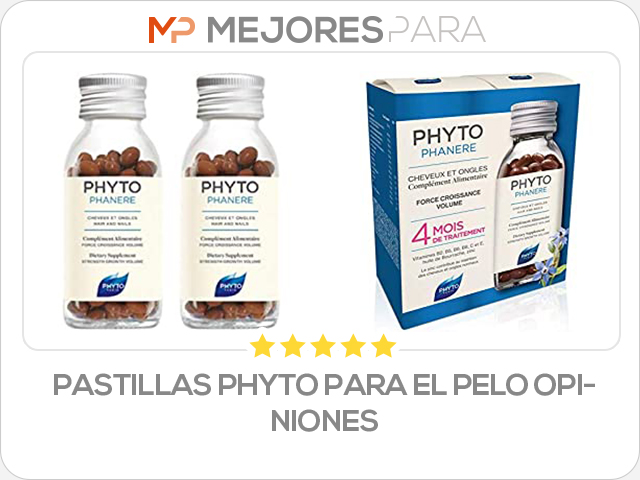 pastillas phyto para el pelo opiniones