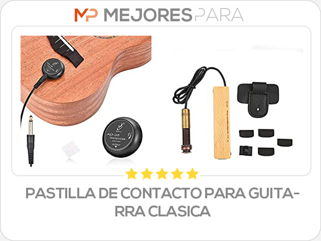 pastilla de contacto para guitarra clasica