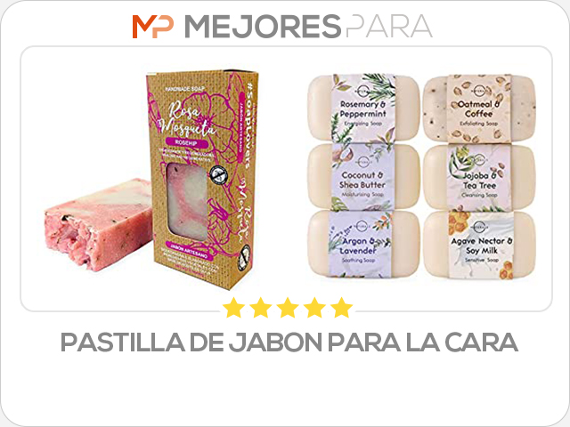 pastilla de jabon para la cara