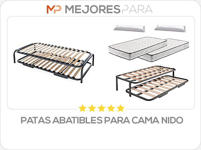 patas abatibles para cama nido