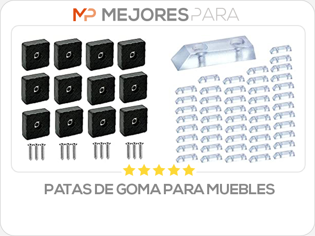 patas de goma para muebles