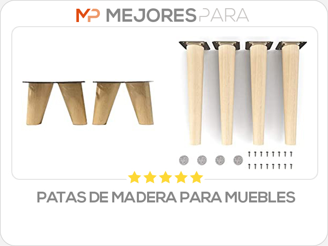 patas de madera para muebles