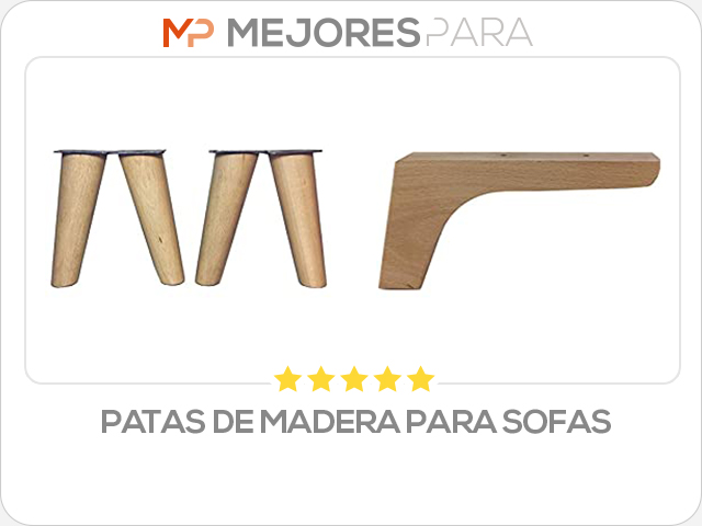 patas de madera para sofas