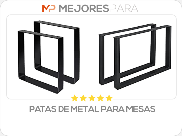 patas de metal para mesas