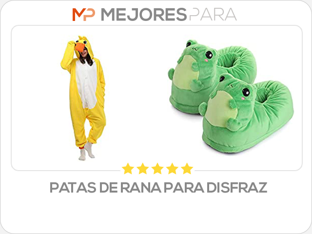 patas de rana para disfraz