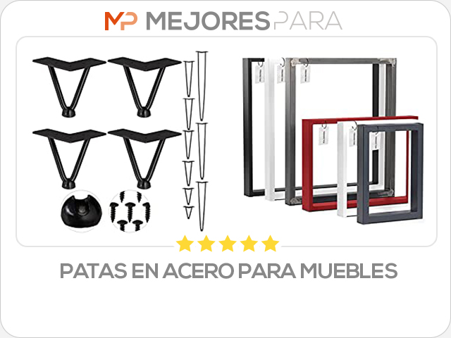 patas en acero para muebles