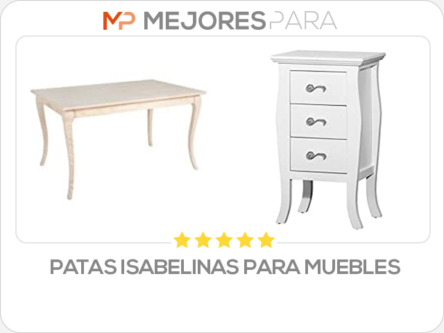 patas isabelinas para muebles