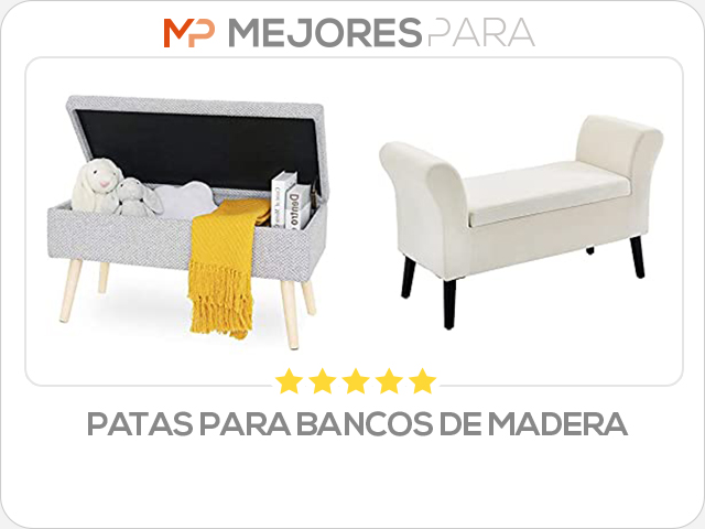 patas para bancos de madera