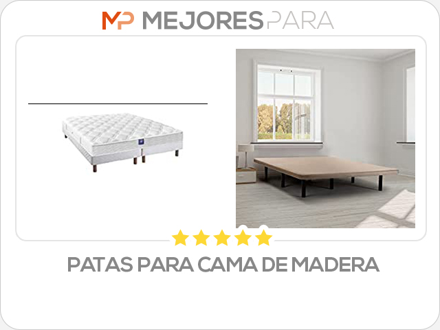 patas para cama de madera