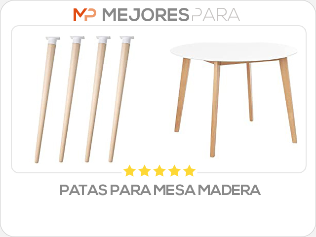 patas para mesa madera