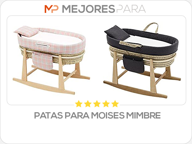 patas para moises mimbre