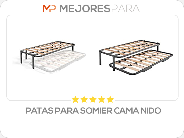 patas para somier cama nido