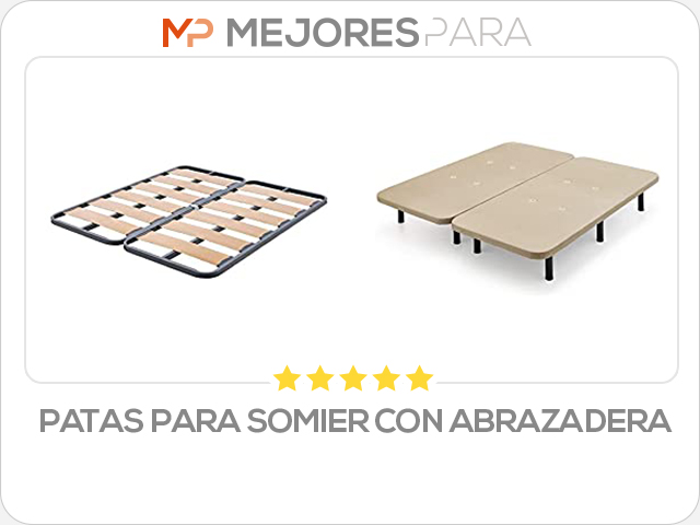 patas para somier con abrazadera