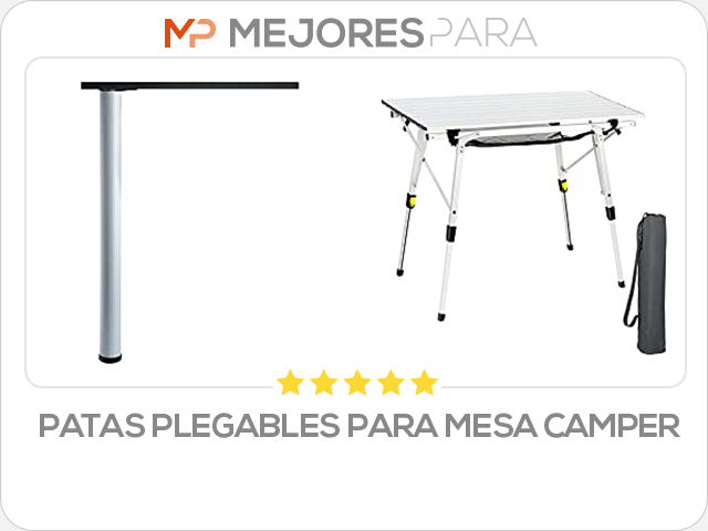 patas plegables para mesa camper