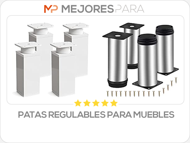 patas regulables para muebles