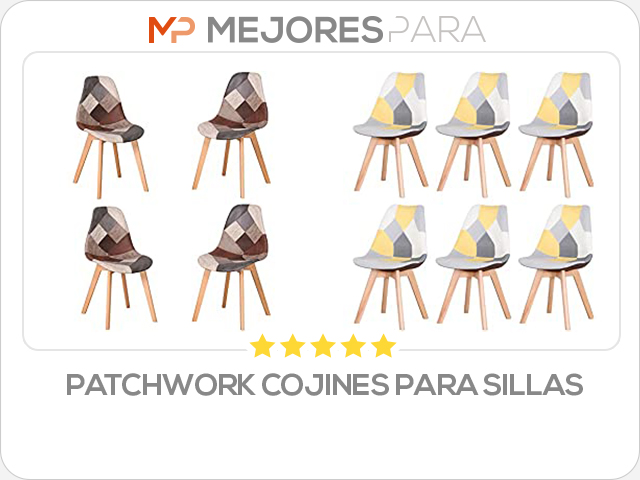 patchwork cojines para sillas