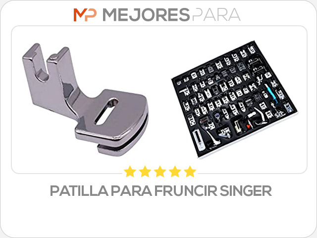 patilla para fruncir singer