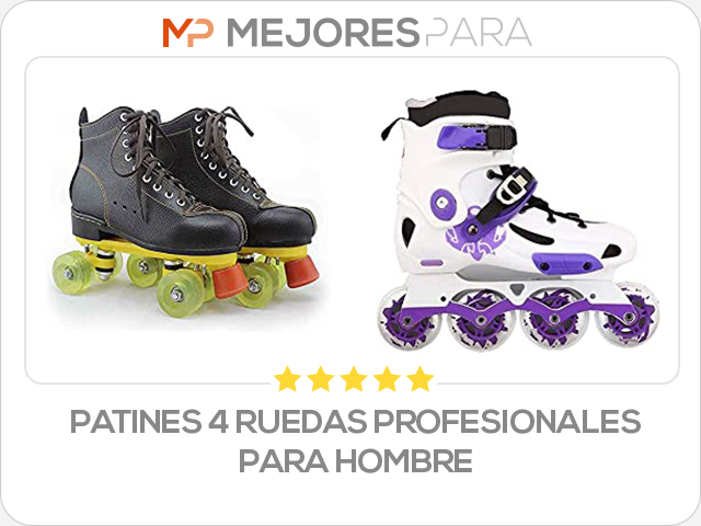 patines 4 ruedas profesionales para hombre