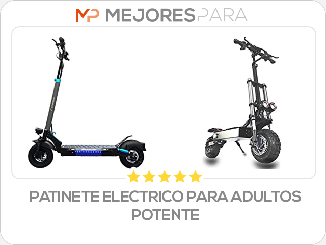 patinete electrico para adultos potente