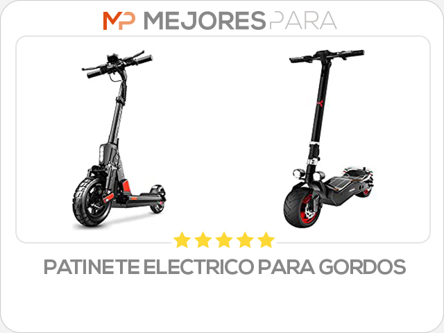 patinete electrico para gordos