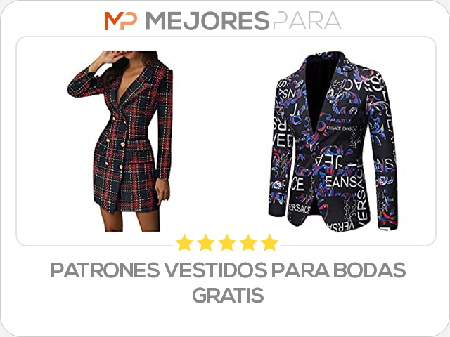 patrones vestidos para bodas gratis