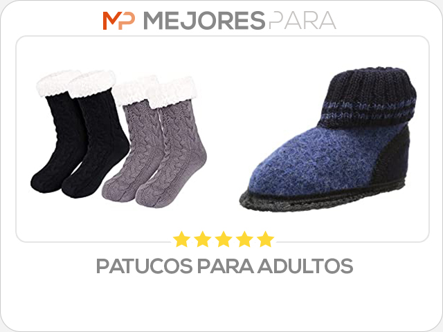 patucos para adultos