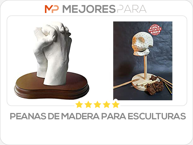 peanas de madera para esculturas