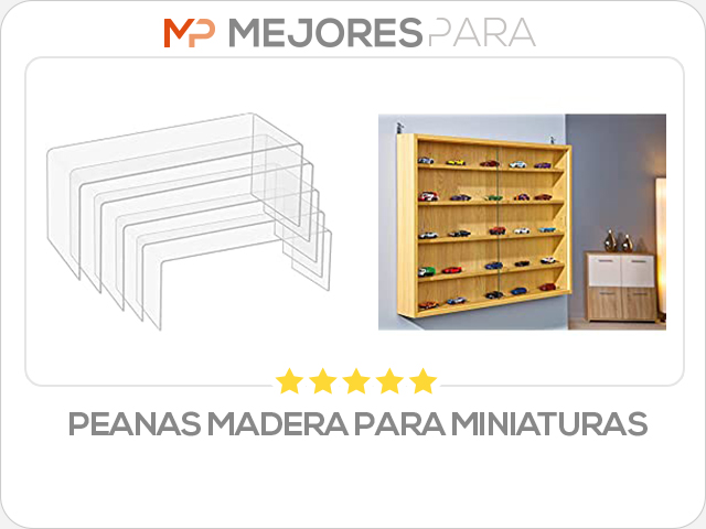 peanas madera para miniaturas