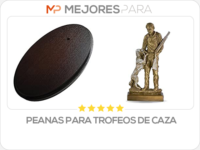 peanas para trofeos de caza