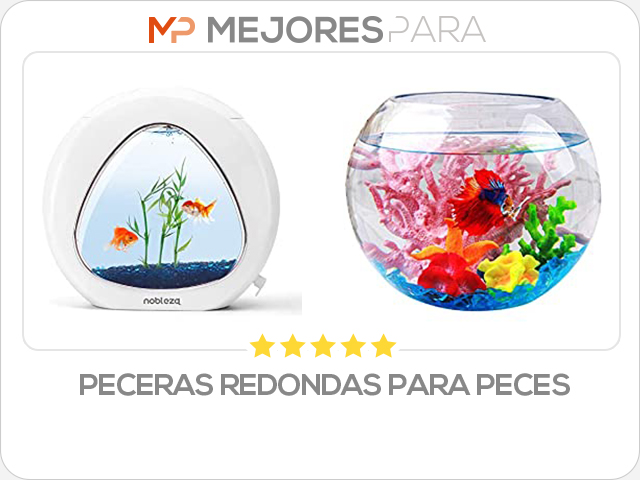 peceras redondas para peces