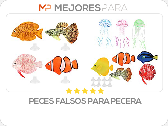 peces falsos para pecera