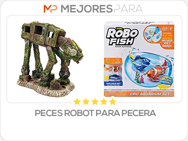 peces robot para pecera