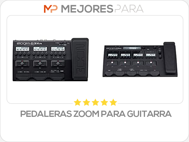 pedaleras zoom para guitarra