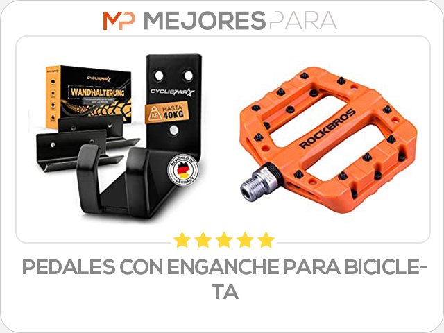 pedales con enganche para bicicleta