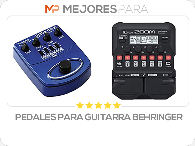 pedales para guitarra behringer