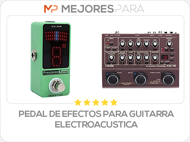 pedal de efectos para guitarra electroacustica