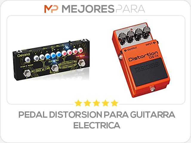 pedal distorsion para guitarra electrica