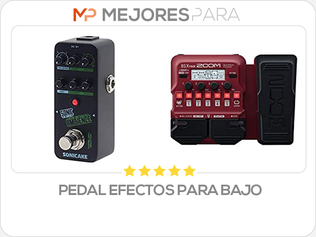 pedal efectos para bajo