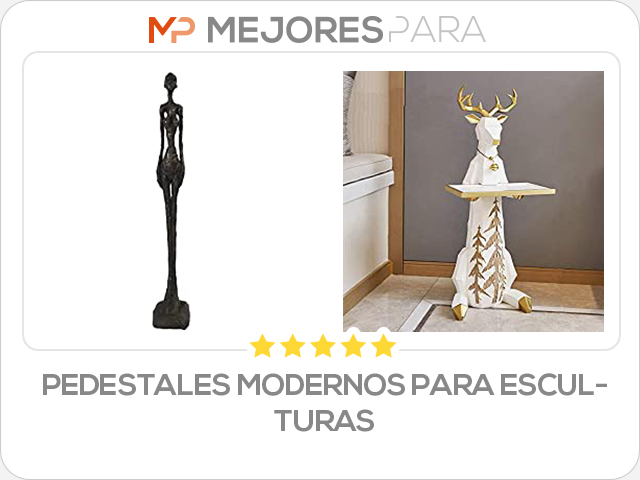 pedestales modernos para esculturas