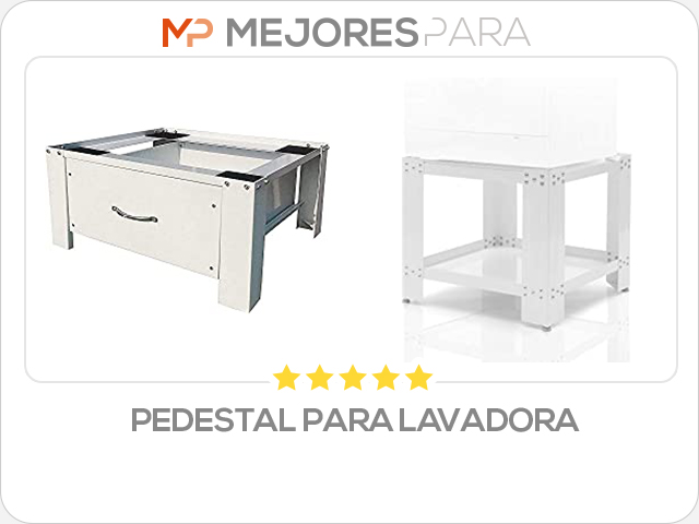 pedestal para lavadora