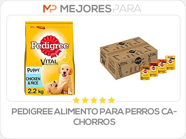 pedigree alimento para perros cachorros