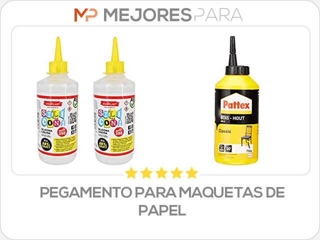 pegamento para maquetas de papel