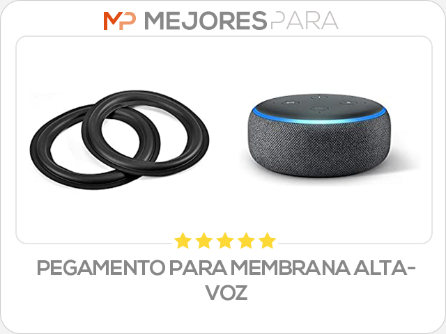 pegamento para membrana altavoz