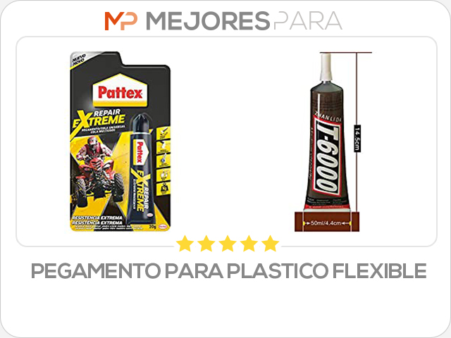 pegamento para plastico flexible