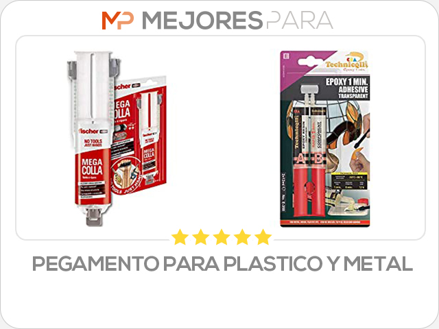 pegamento para plastico y metal