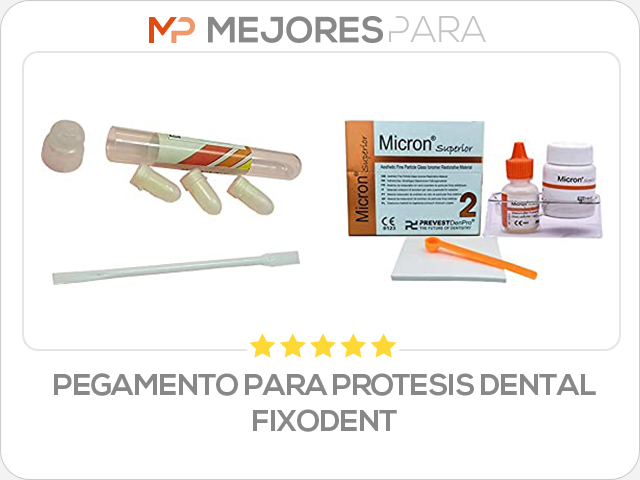 pegamento para protesis dental fixodent