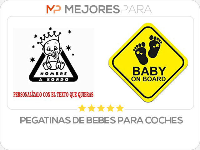 pegatinas de bebes para coches