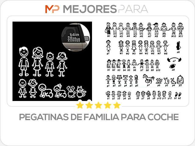 pegatinas de familia para coche